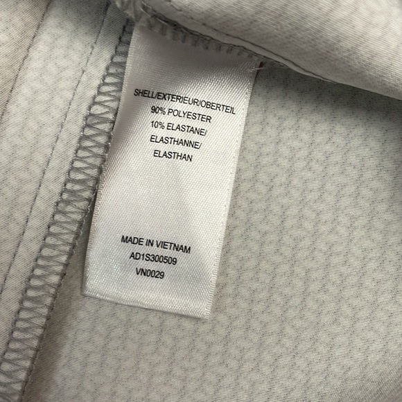 Adrianna Papell Gray & White Print Elastic Waist Pull On Straight Leg Pants 12 - Picture 10 of 11